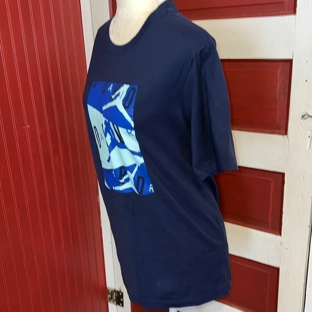 Jordan Blue Short Sleeve Cotton T-Shirt S